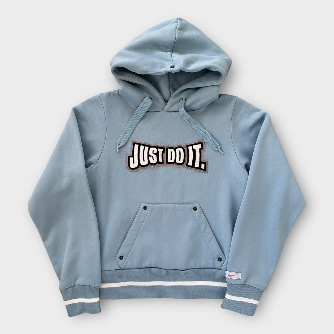 Nike spell out hættetrøje - medium til drenge (passer som en XS)