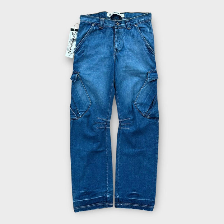 Vintage Y2K jeans med brede ben - 32 talje