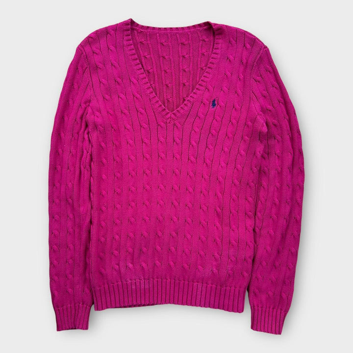 Ralph Lauren kabelstrikket trøje - medium