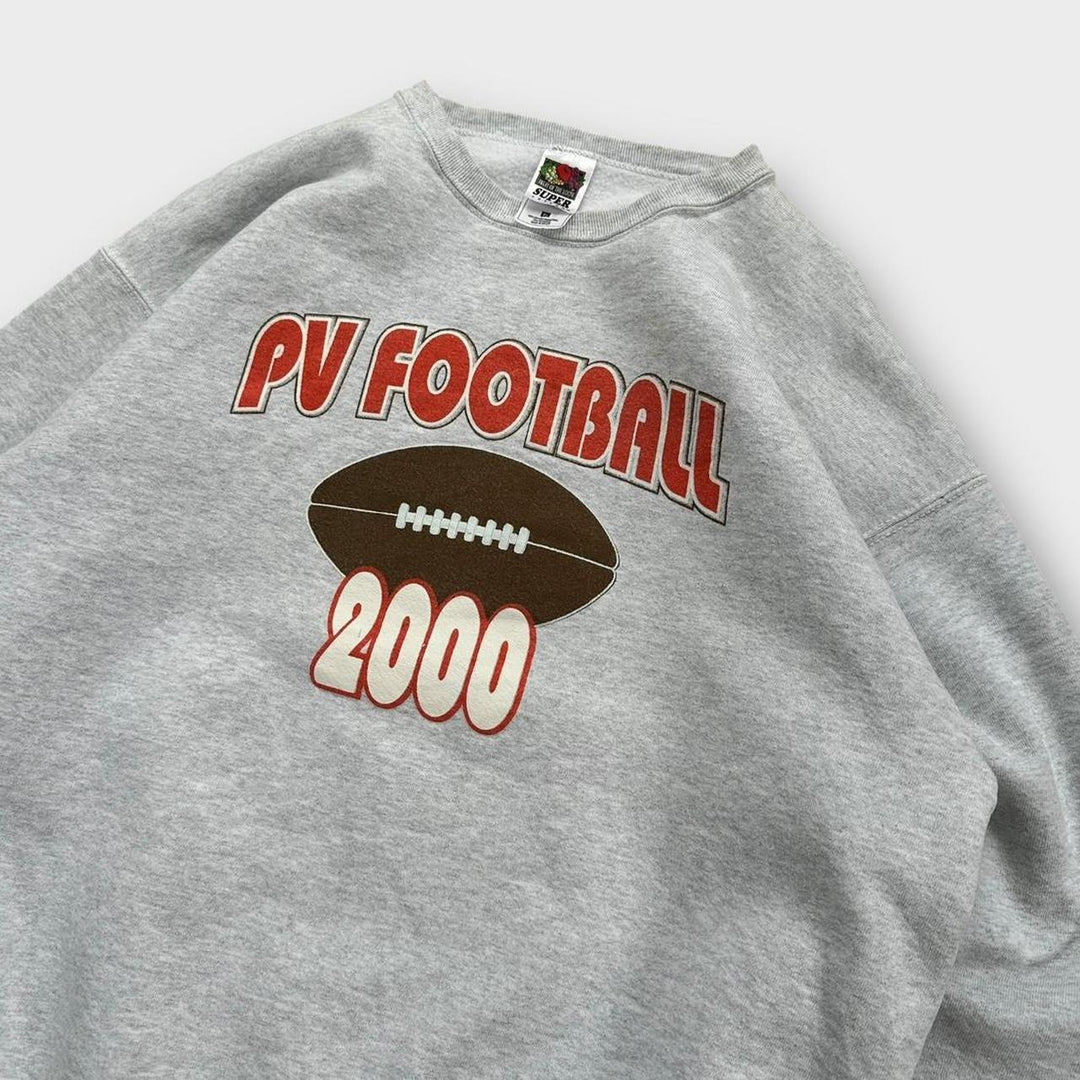 Vintage amerikansk fodbold grafisk sweatshirt - XL