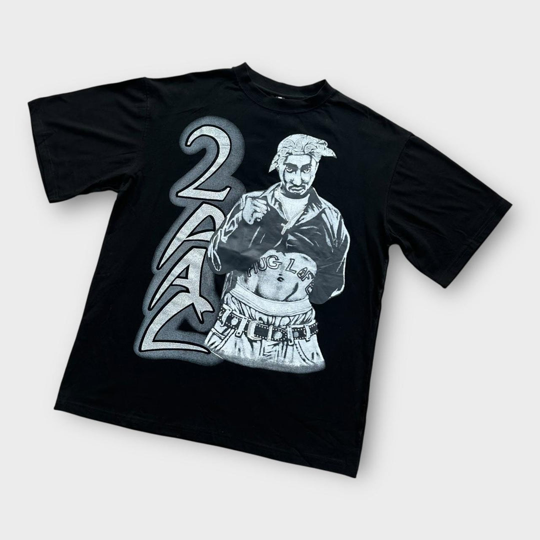 Vintage Tupac grafisk t-shirt - XL
