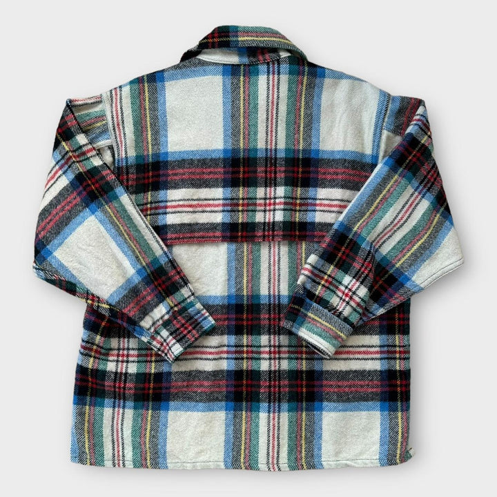 Johnson Woolen Mills uld flannel jakke - stor