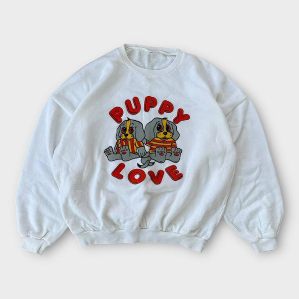 80'er grafisk sweatshirt - medium