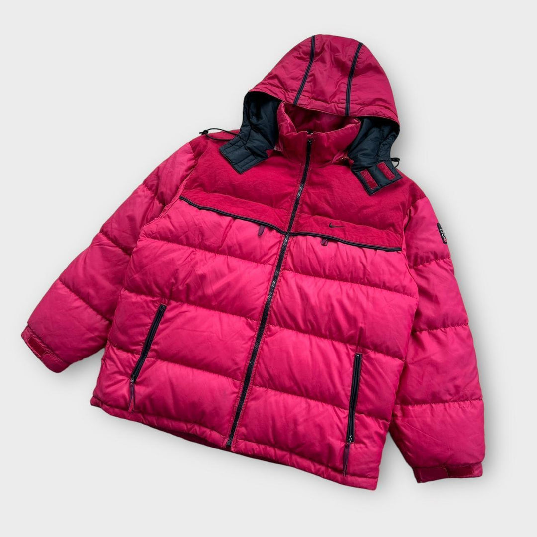 Vintage Nike pufferjakke - medium