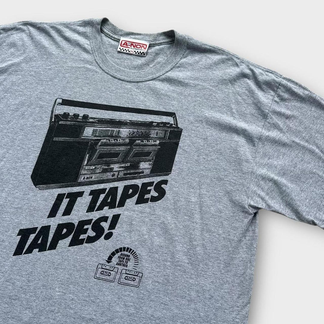 DJ tape grafisk t-shirt - XL