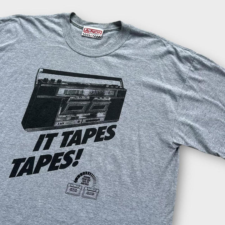 DJ tape grafisk t-shirt - XL
