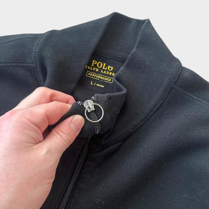 Ralph Lauren trøje med lynlås - stor