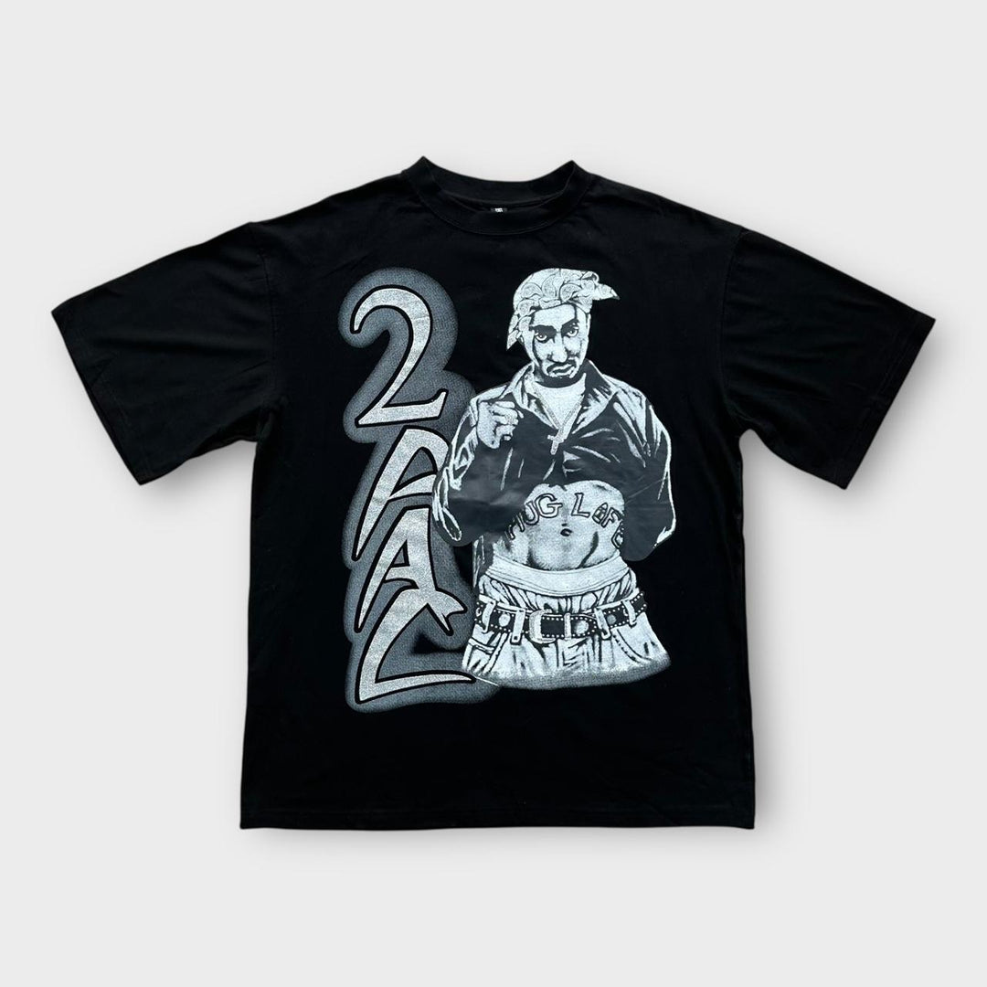 Vintage Tupac grafisk t-shirt - XL