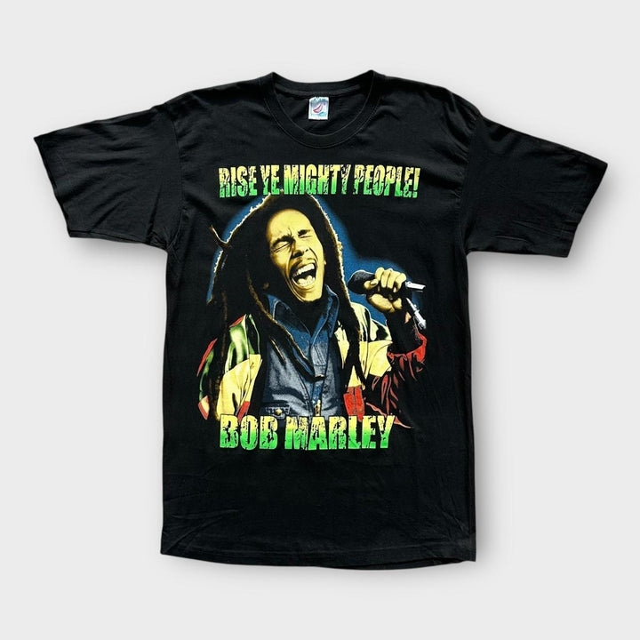 Bob Marley grafisk t-shirt - XXL (passer som en stor)