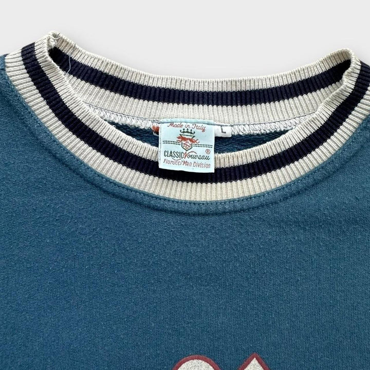 Vintage grafisk sweatshirt - stor