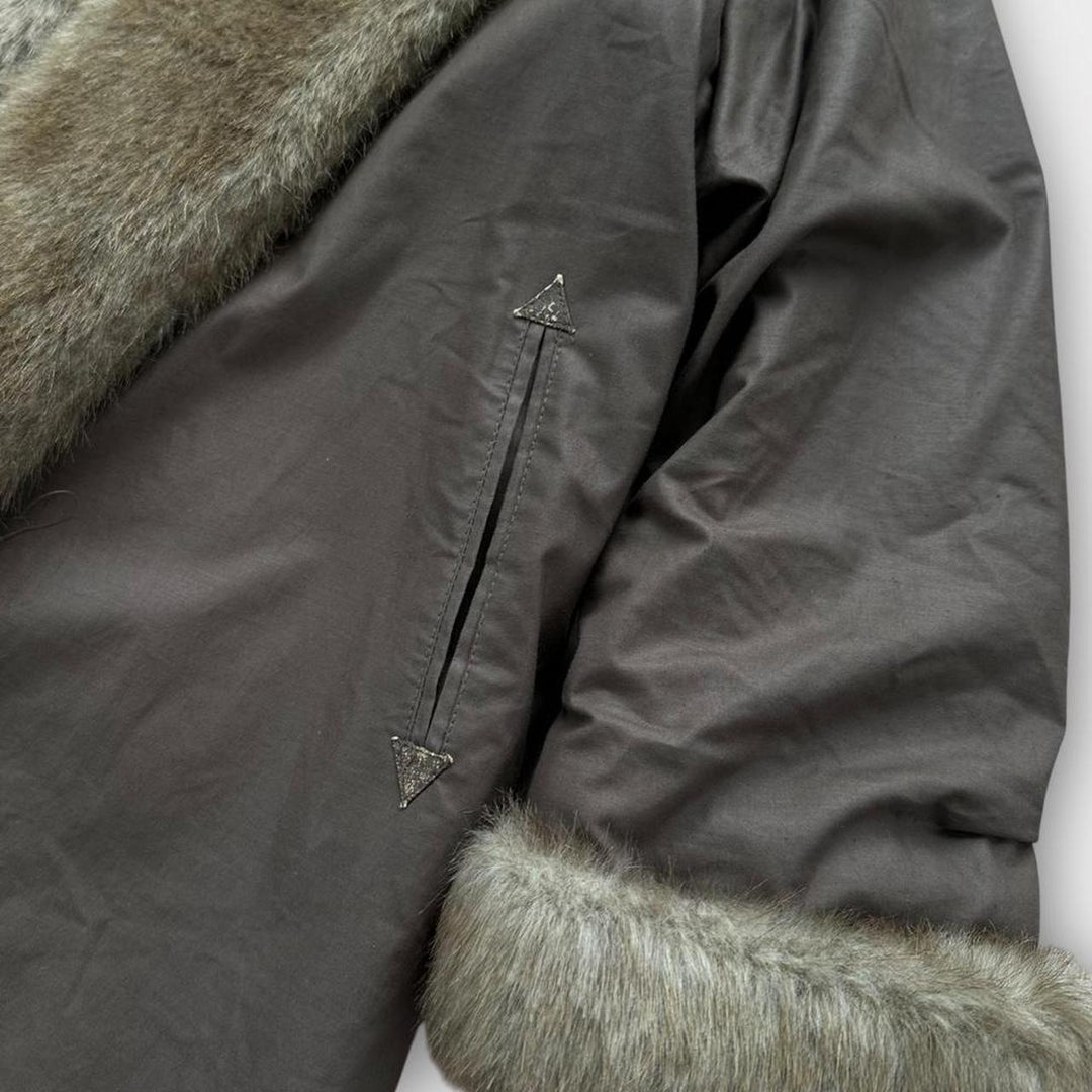 Vintage afghansk jakke - stor dame (tjek mål)