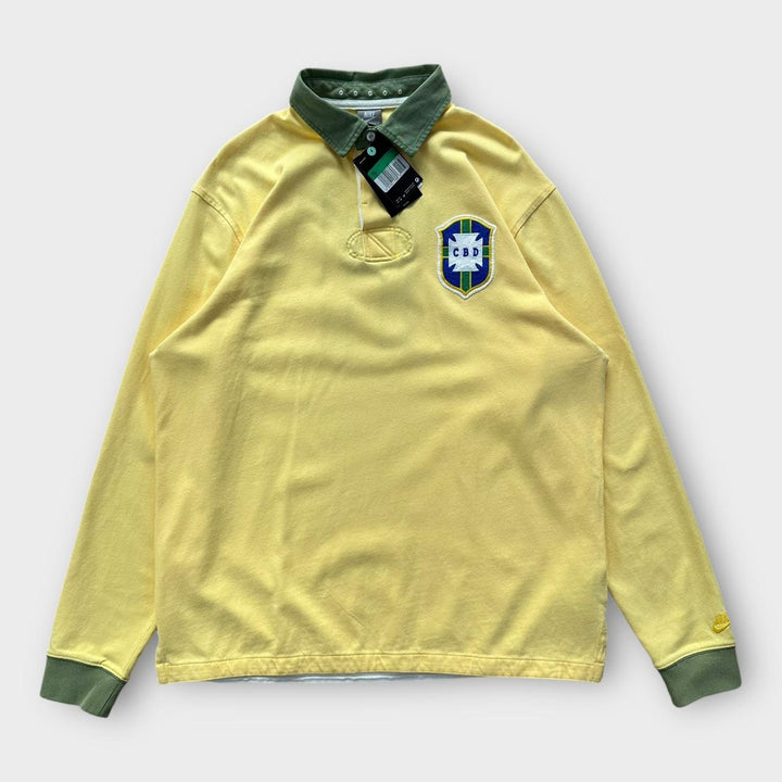 Vintage Nike Brazil rugby skjorte - XL