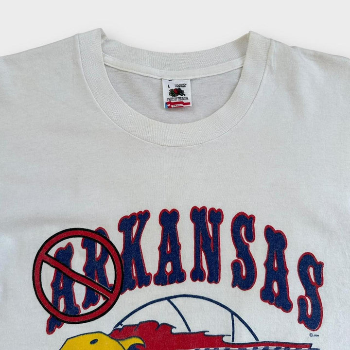 Vintage Kansas basketball grafisk t-shirt - stor