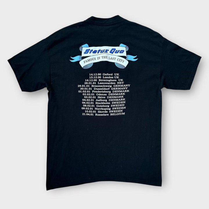Vintage Status Quo band-t-shirt - XL (passer medium)