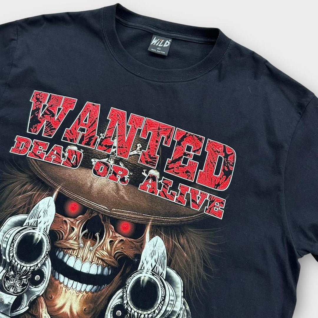 Skull grafisk t-shirt - XL