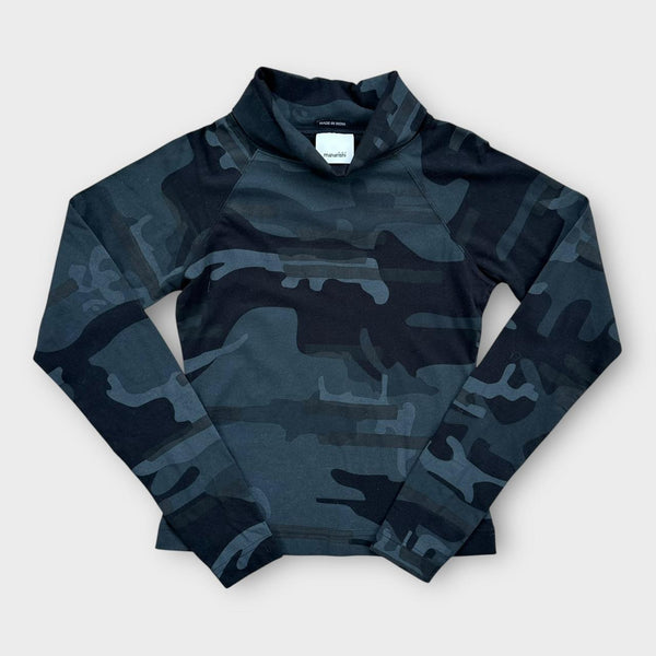 Maharishi dametop med turtle-neck - dame XS (stretchy)