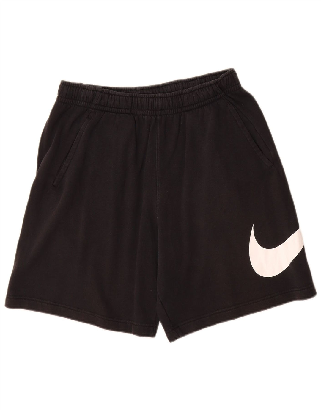 Nike Herre grafiske sportsshorts Små sorte bomuld