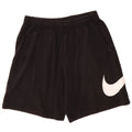 Nike Herre grafiske sportsshorts Små sorte bomuld