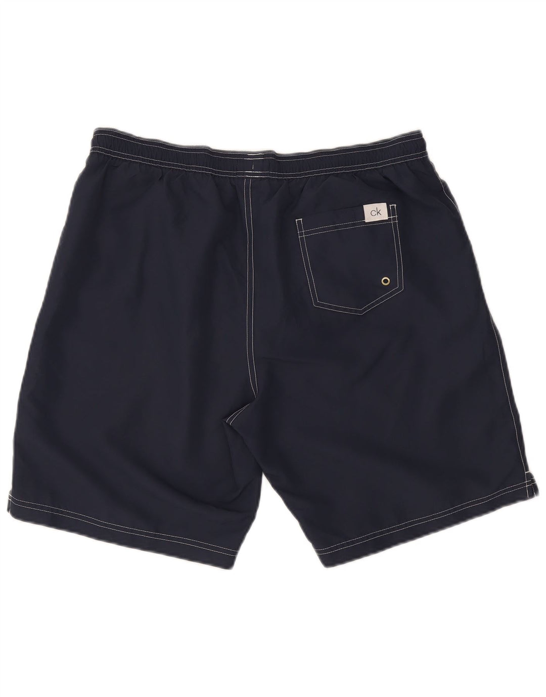 Calvin Klein badeshorts til mænd XL marineblå polyester