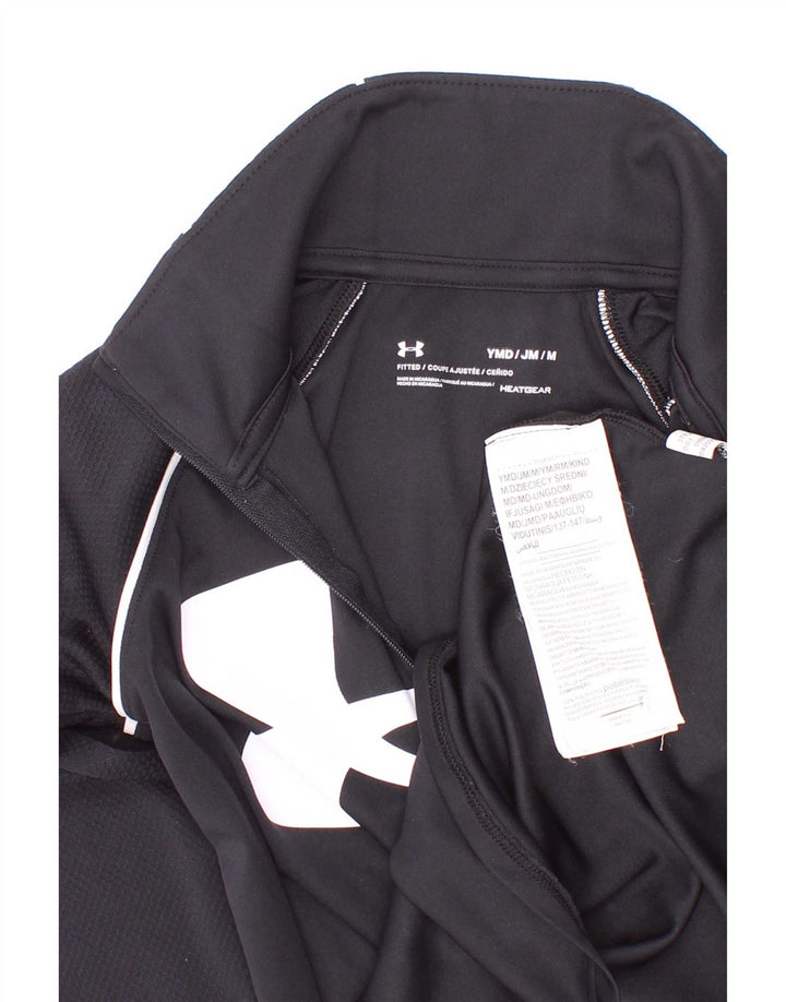 Under Armour piger udstyret grafisk top langærmet 9-10 år medium sort