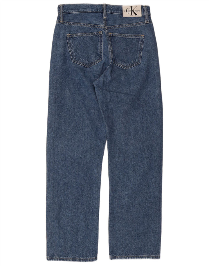 CALVIN KLEIN Lige jeans til kvinder W26 L27 Blå