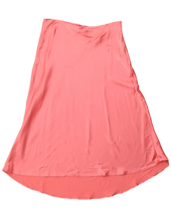 ZARA A-line nederdel med høj talje til kvinder XL W32 Pink polyester