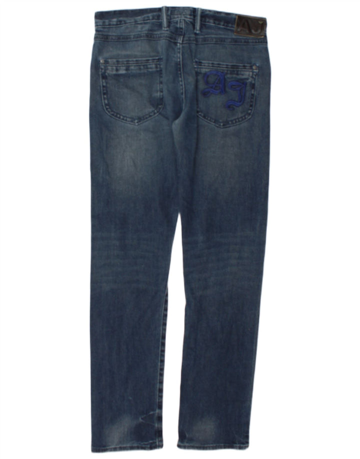 Armani Herre Slim Jeans W32 L32 Blå Bomuld