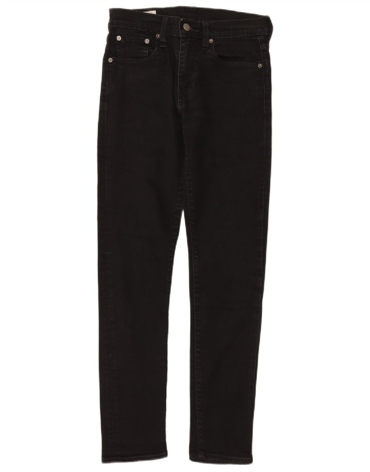 Levi's skinny jeans til kvinder W28 L30 sort bomuld