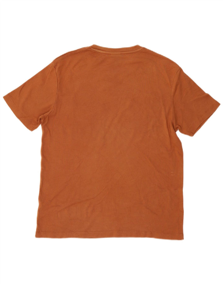 Zara Herre T-Shirt Top Medium Brun