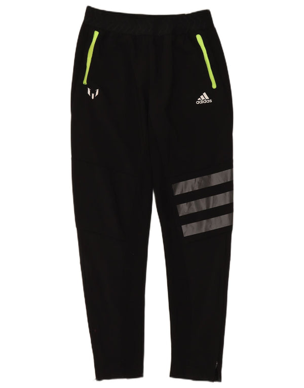 Adidas Drenge Træningsdragt Bukser 13-14 År Sort Polyester