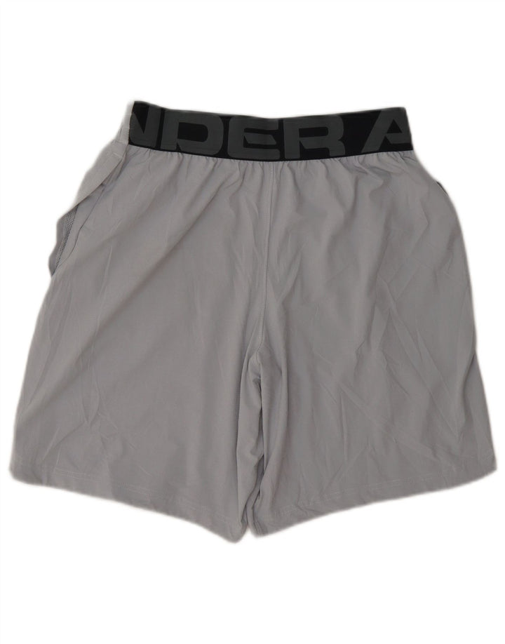 Under Armour Herre grafiske sportsshorts Små grå Colourblock Polyester