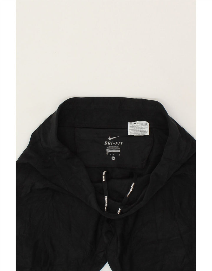 NIKE Womens Dri Fit Capri Leggings UK 12 Medium  Black Polyester Vintage Nike and Second-Hand Nike from Messina Hembry 