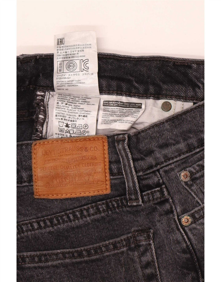 Levi's Dame Wedgie Straight Jeans W26 L26 Grå Bomuld