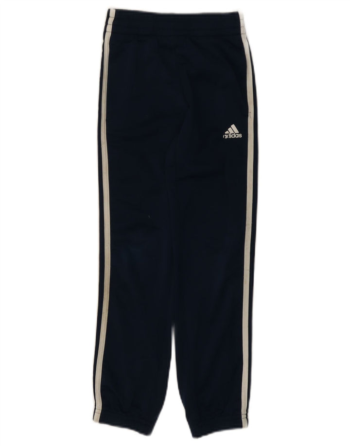 Adidas Drenge Træningsdragt Bukser Joggers 7-8 År Marineblå Polyester