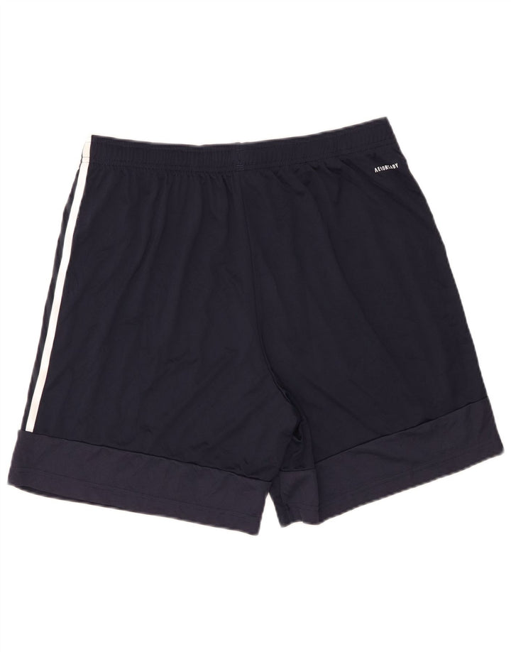 Adidas Herre Aeroready Regular Fit Sportshorts Large Navy Blue Polyester