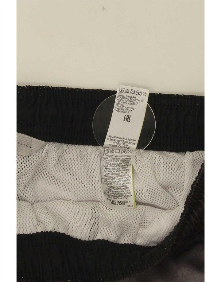 Marks & Spencer Badeshorts til mænd mellemgrå Colourblock Polyester