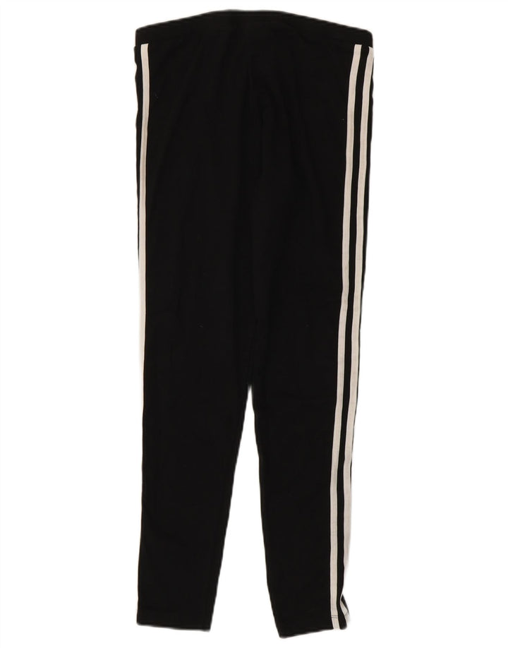 Adidas Dame Leggings UK 14 Medium Sort Bomuld