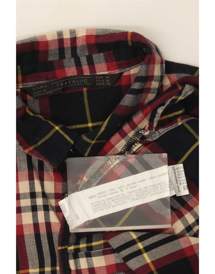Zara Dame Trafaluc Regular Fit Flanellskjorte Medium Flerfarvet Plaid