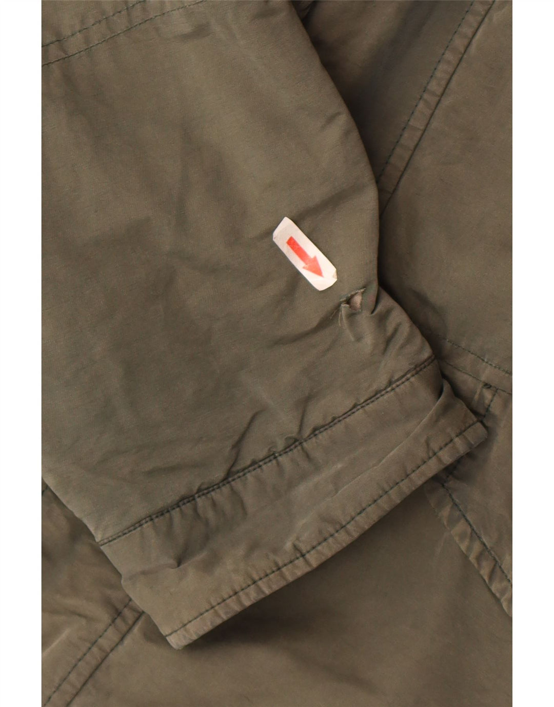 Hackett Herre Hooded Utility Jacket UK 42 XL Khaki Cotton