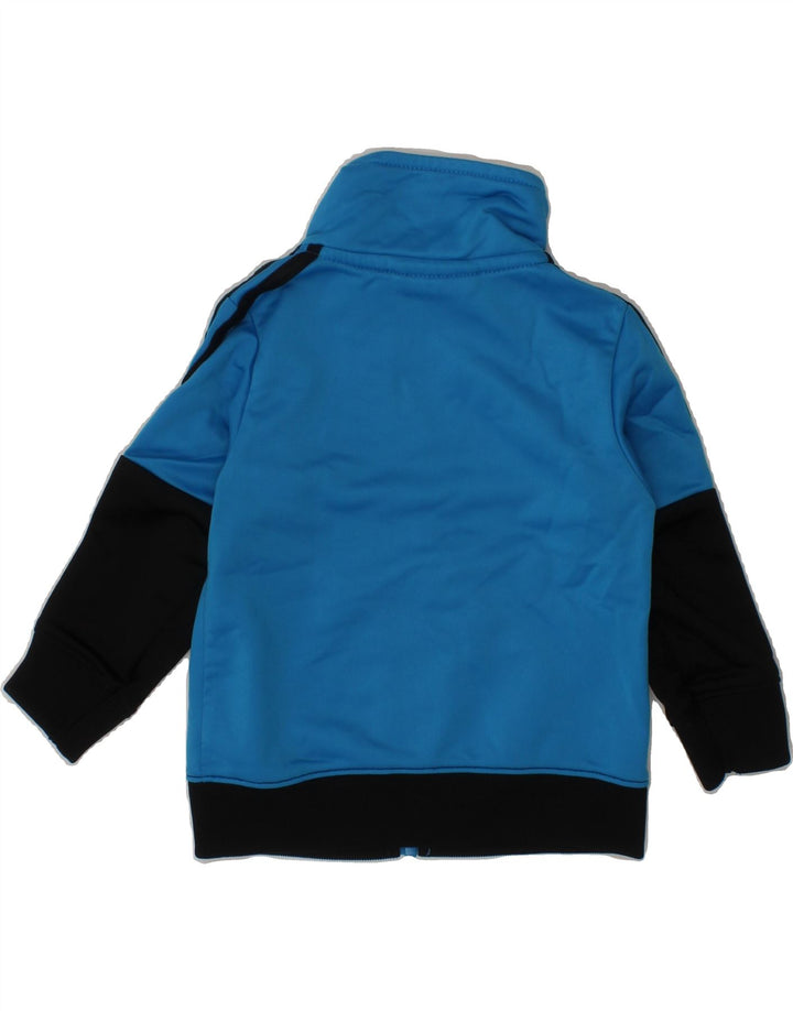 ADIDAS Baby Boys Tracksuit Top Jacket 9-12 Months Blue Polyester Vintage Adidas and Second-Hand Adidas from Messina Hembry 