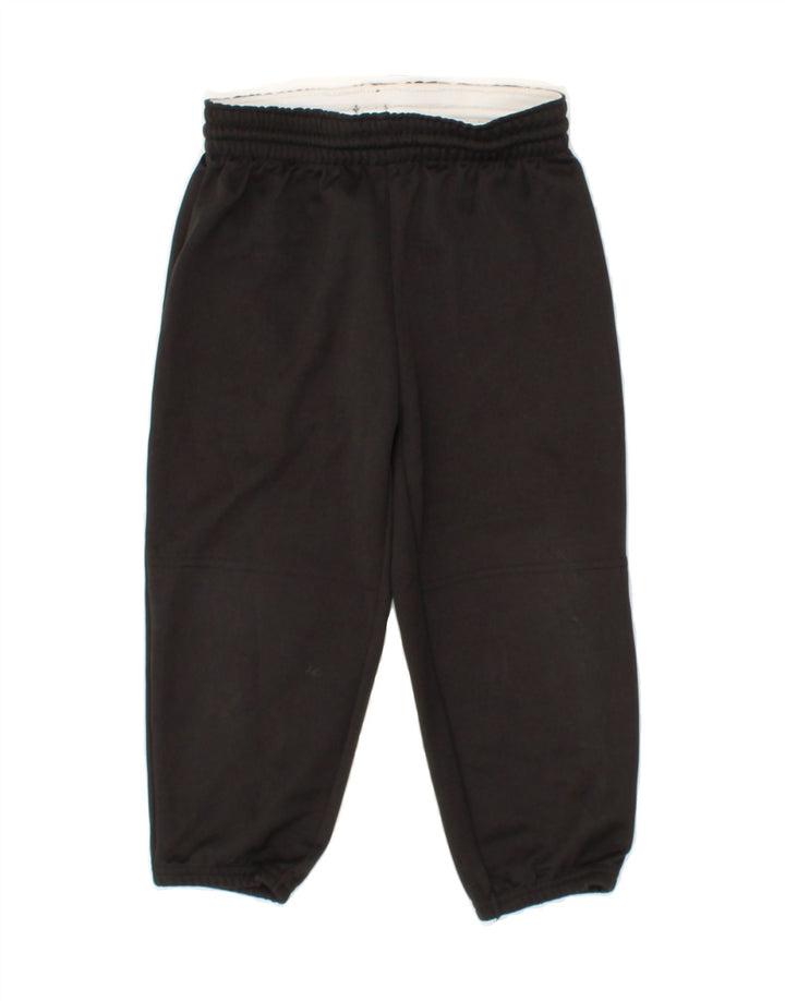 ADIDAS Boys Tracksuit Trousers Joggers 7-8 Years Small  Black Polyester Vintage Adidas and Second-Hand Adidas from Messina Hembry 