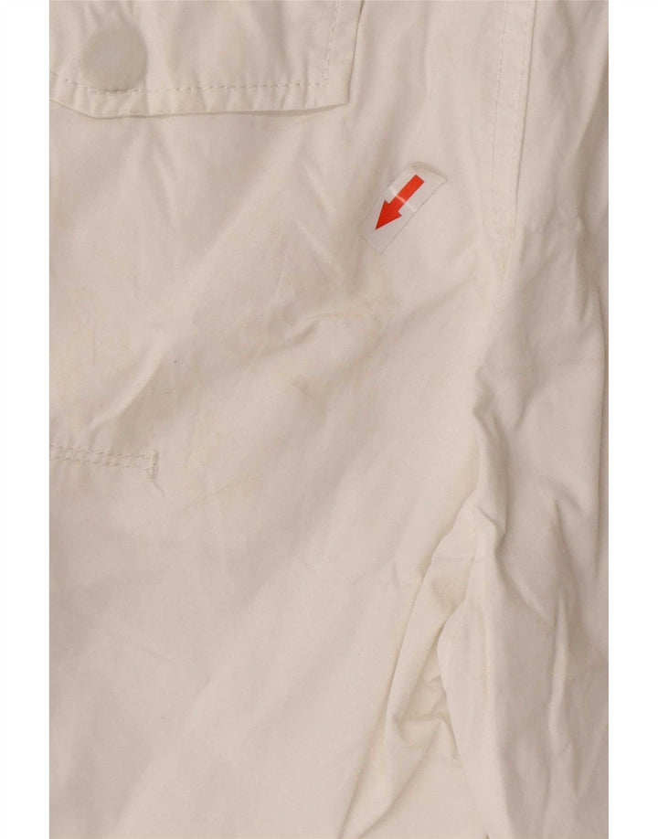 Calvin Klein Herre Cargo Shorts W32 Medium White Bomuld