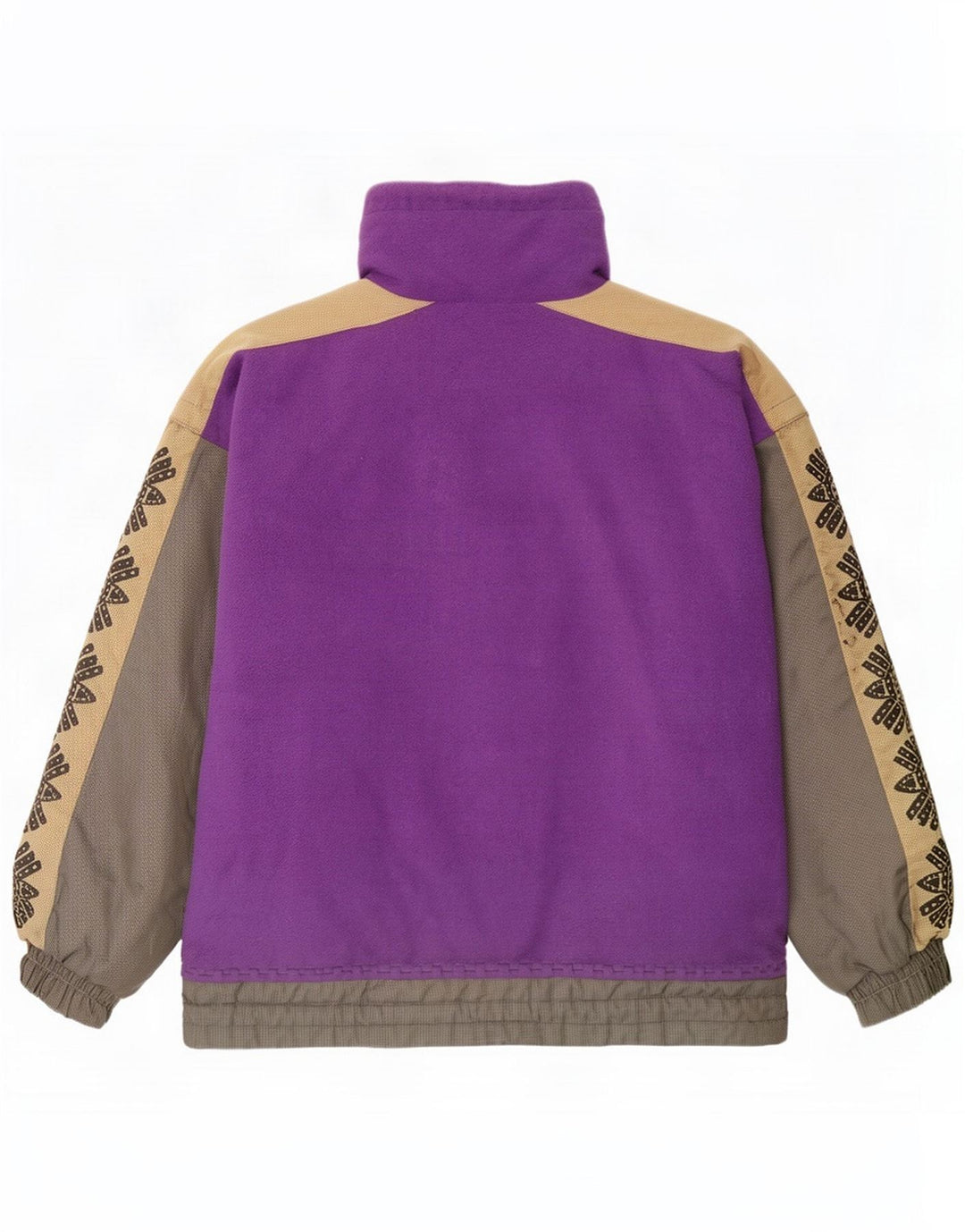 Tonini Herre Oversized Pullover Skijakke UK 38 Medium Lilla Colourblock