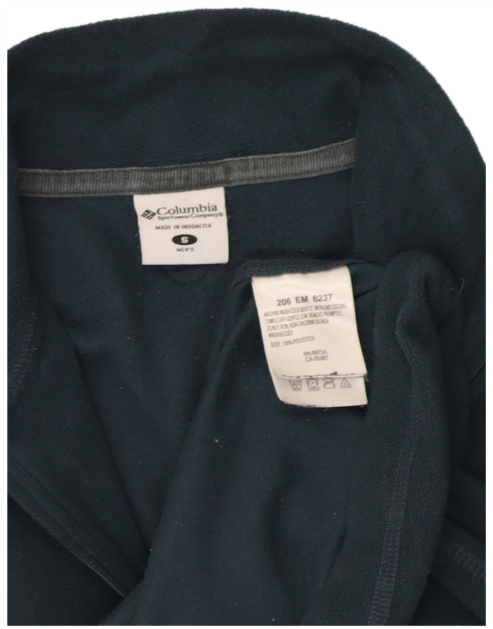 Columbia Herre lynlås hals fleece jumper lille grøn polyester