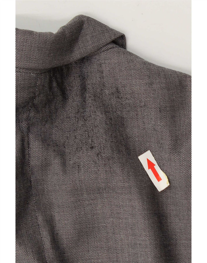 Hugo Boss Dame 2 Button Blazer Jacket UK 12 Medium Grey Uld