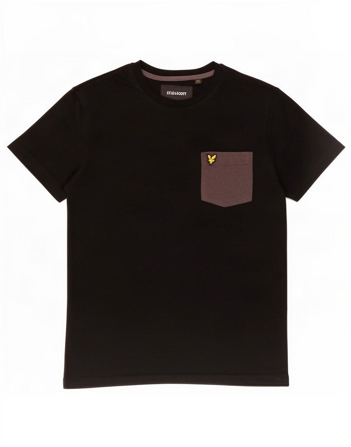 Lyle & Scott Herre T-Shirt Top Lille sort polyester