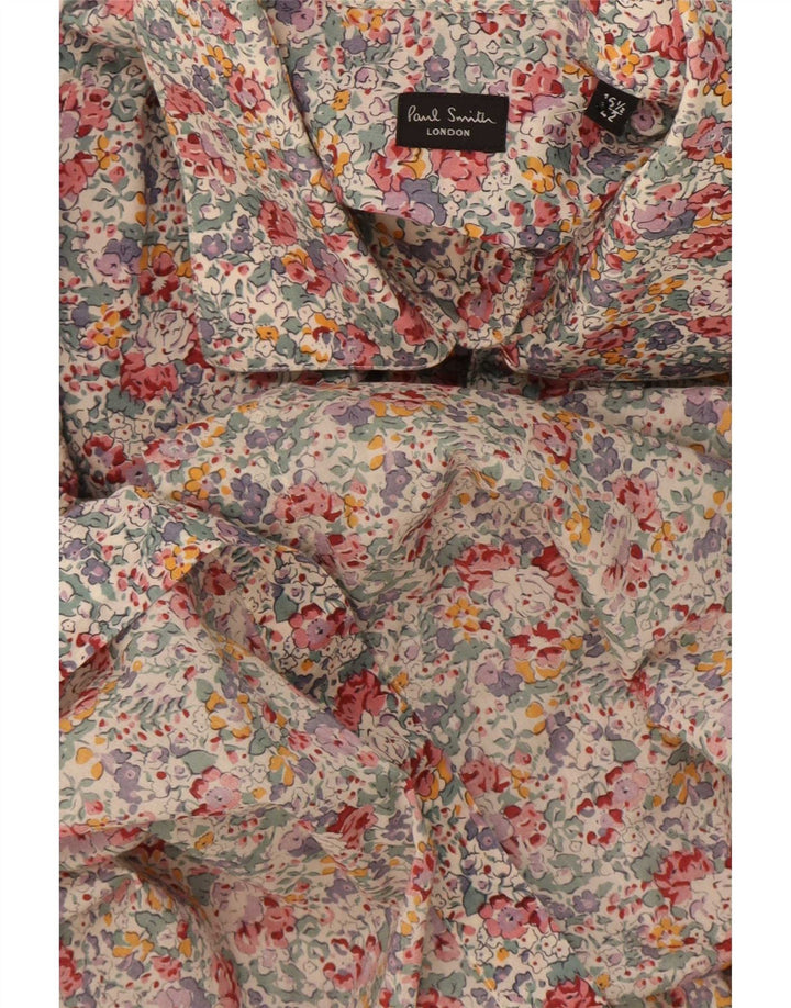 Paul Smith Herre formel skjorte størrelse 42 16 1/2 Stor flerfarvet blomster