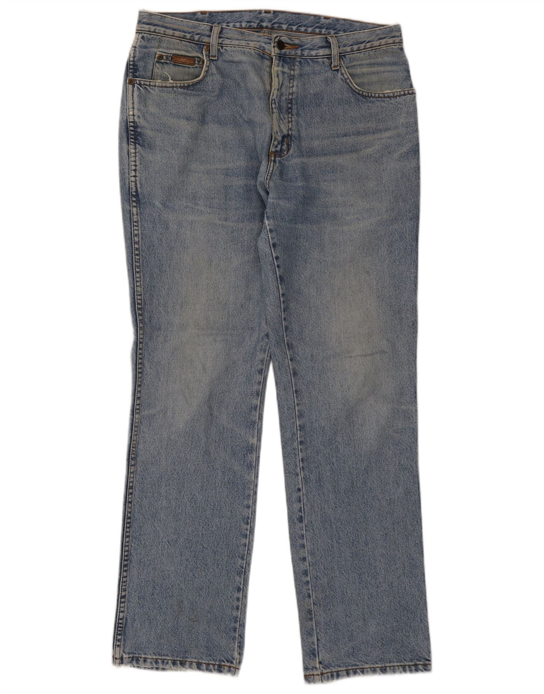 Wrangler Herre Texas Straight Jeans W35 L32 Blå Bomuld