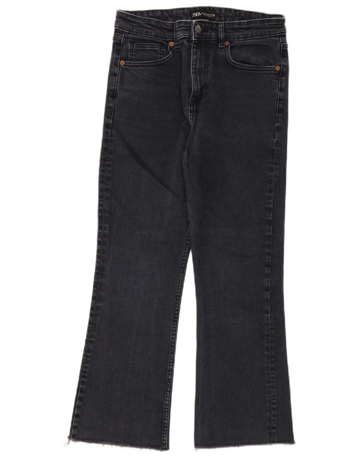 Zara Womens Cropped Jeans EU 40 Medium W30 L25 Marineblå Bomuld