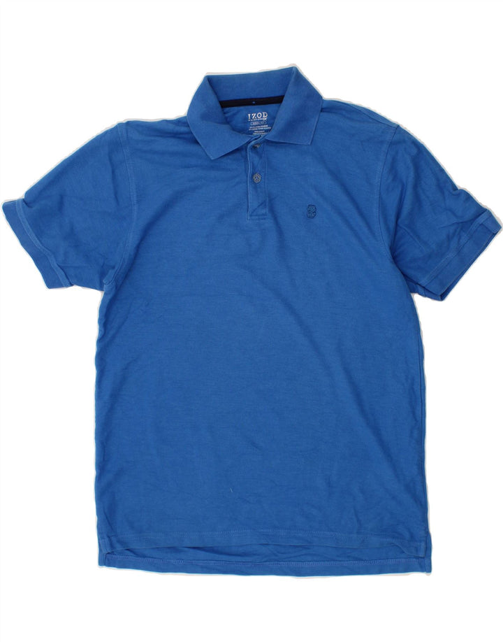 IZOD Mens Polo Shirt Medium Blue Cotton Vintage Izod and Second-Hand Izod from Messina Hembry 